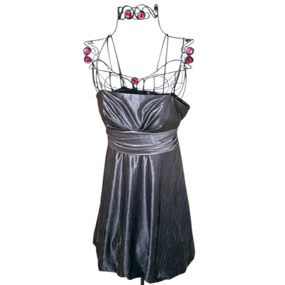 Grey sparkly gown